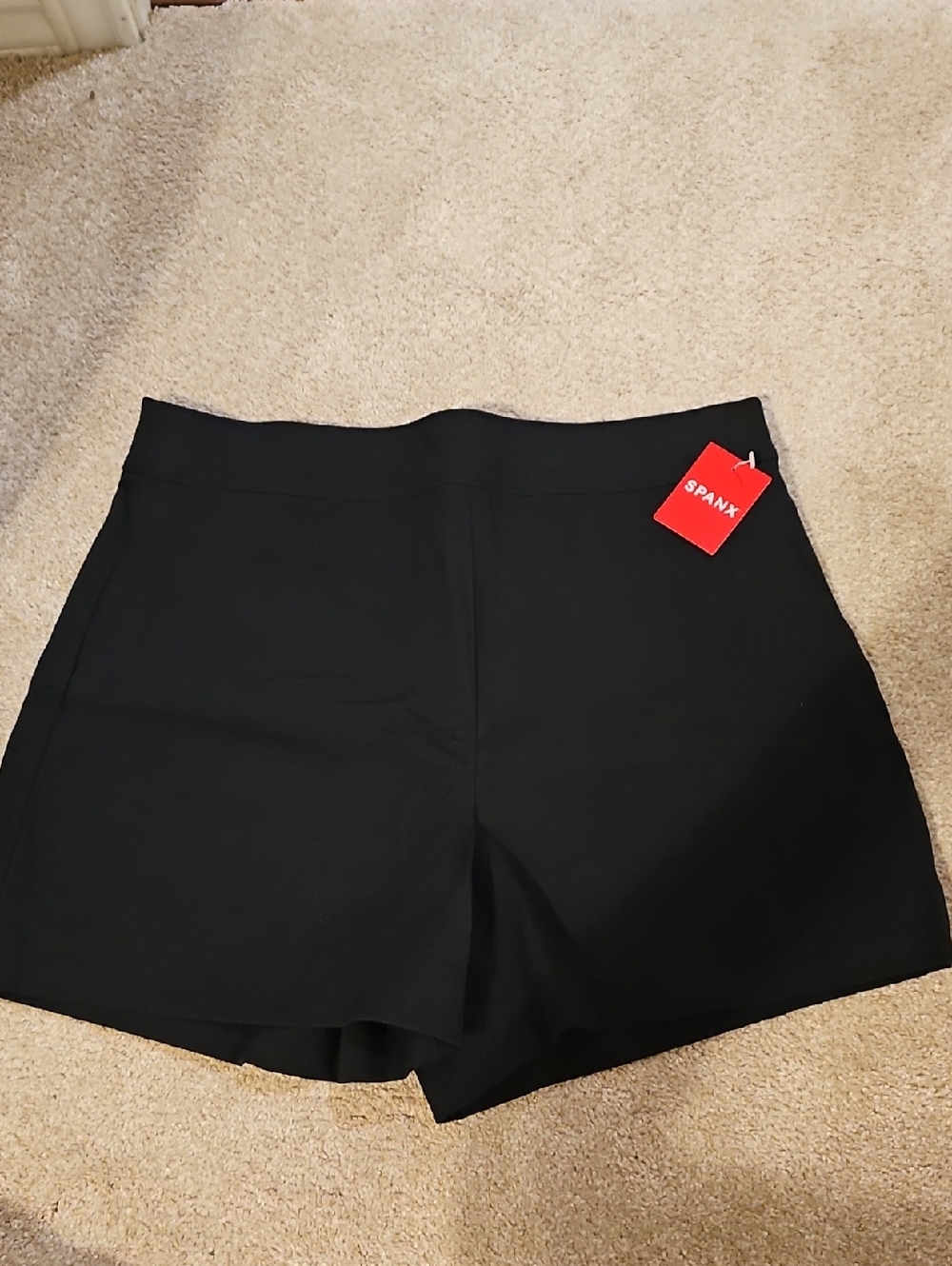 SPANX Black High-Waist Sculpting 4" Short